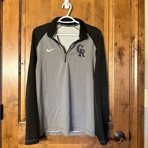 Nike Baseball Colorado Rockies Quarter Zip